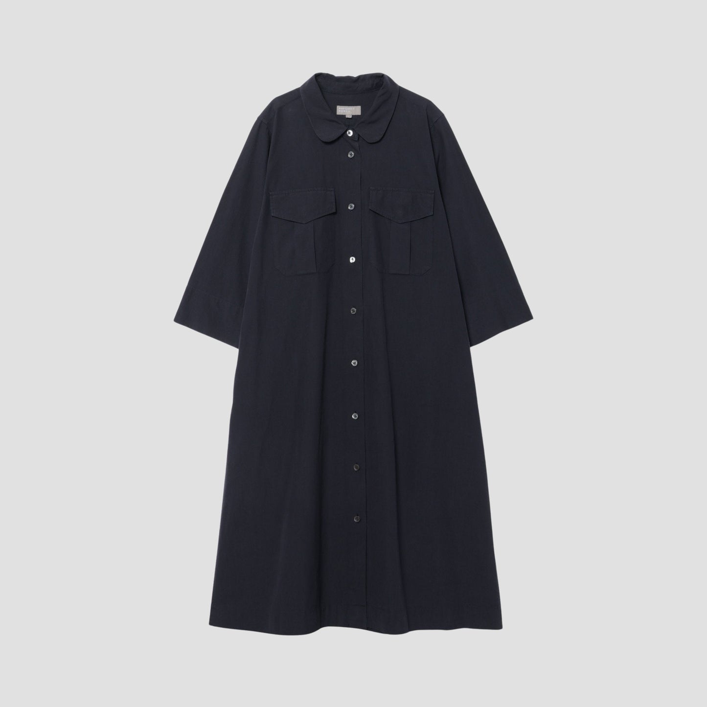 SILK COTTON POPLIN DRESS