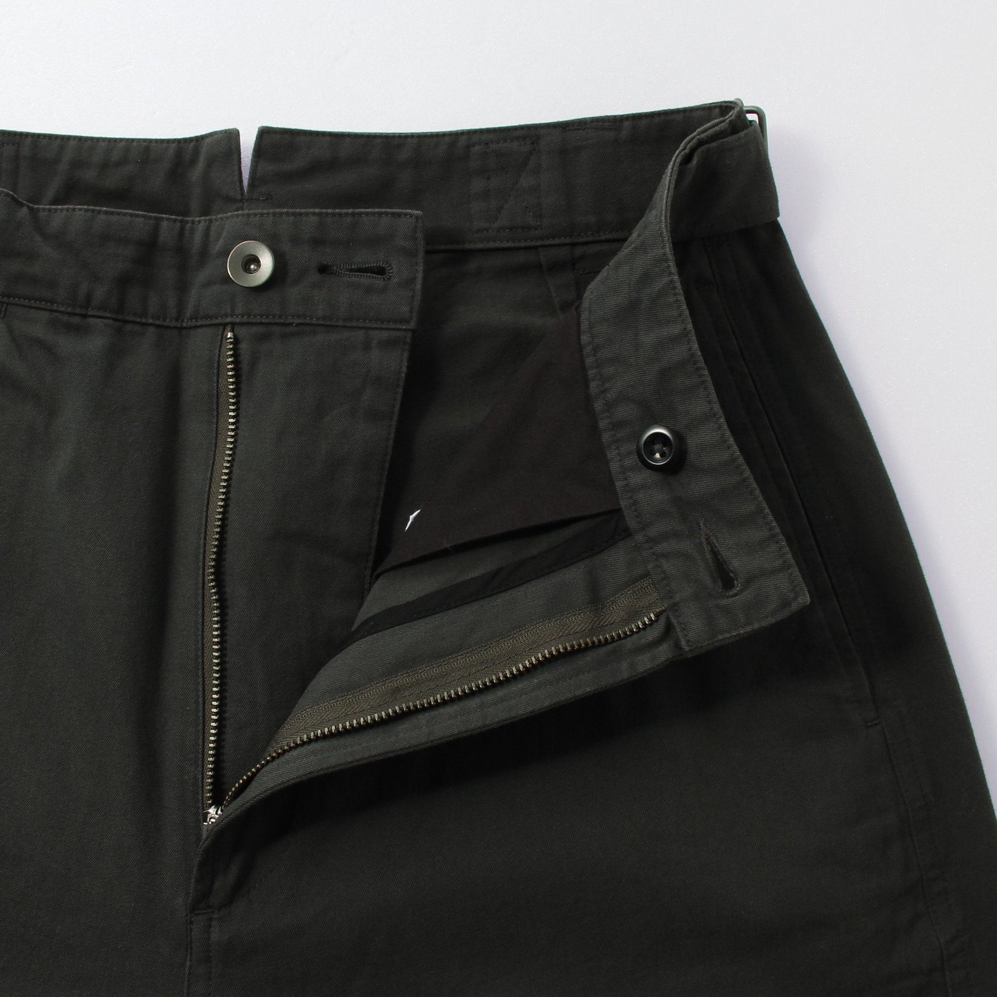 DRY NATURAL COTTON TWILL TROUSERS