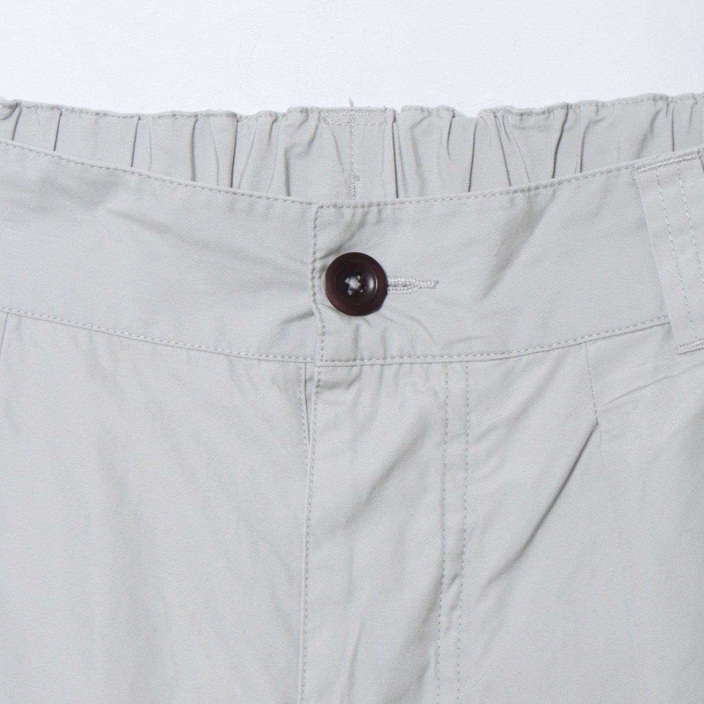 FINE COMPACT COTTON POPLIN TROUSERS