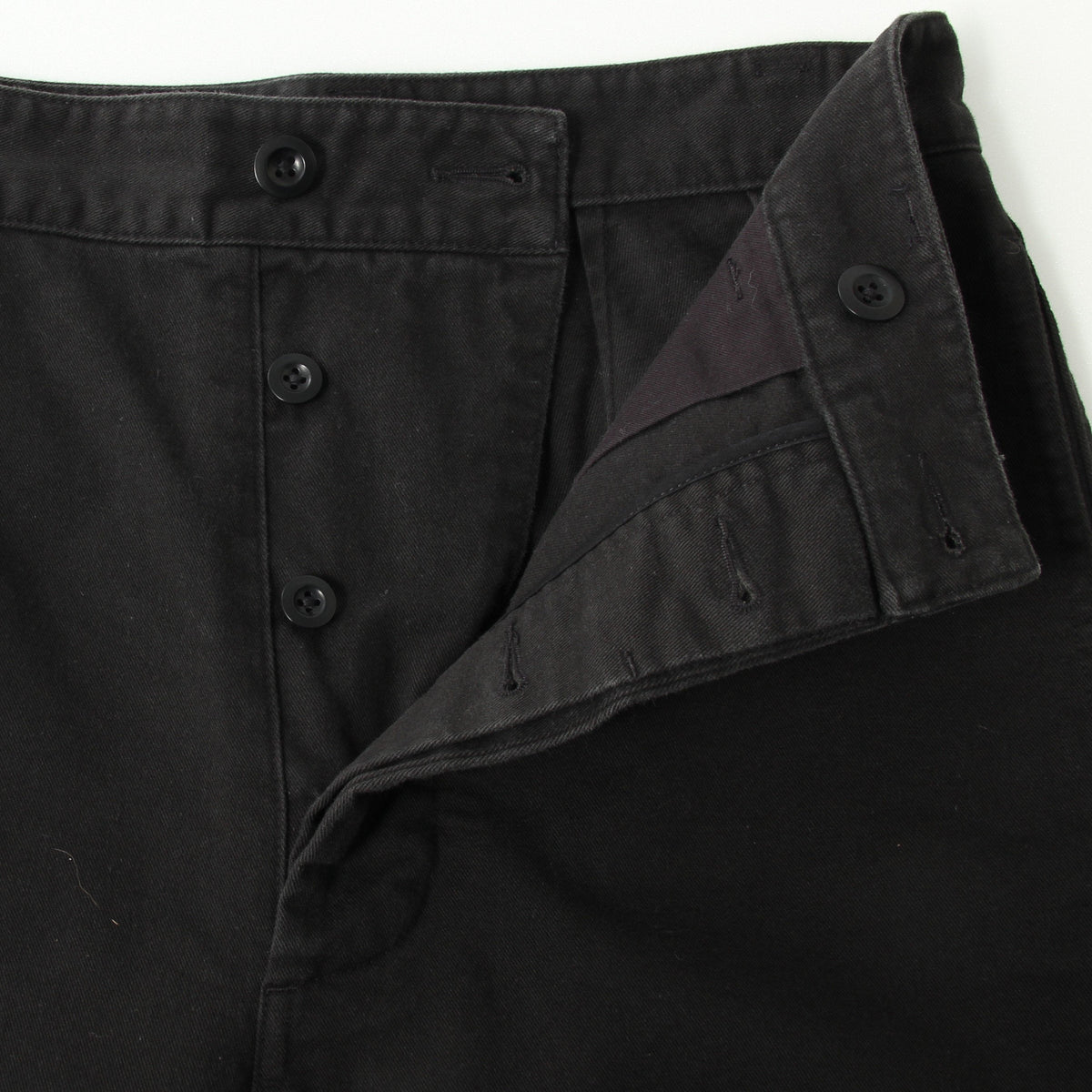 WASHED COTTON DRILL TROUSERS