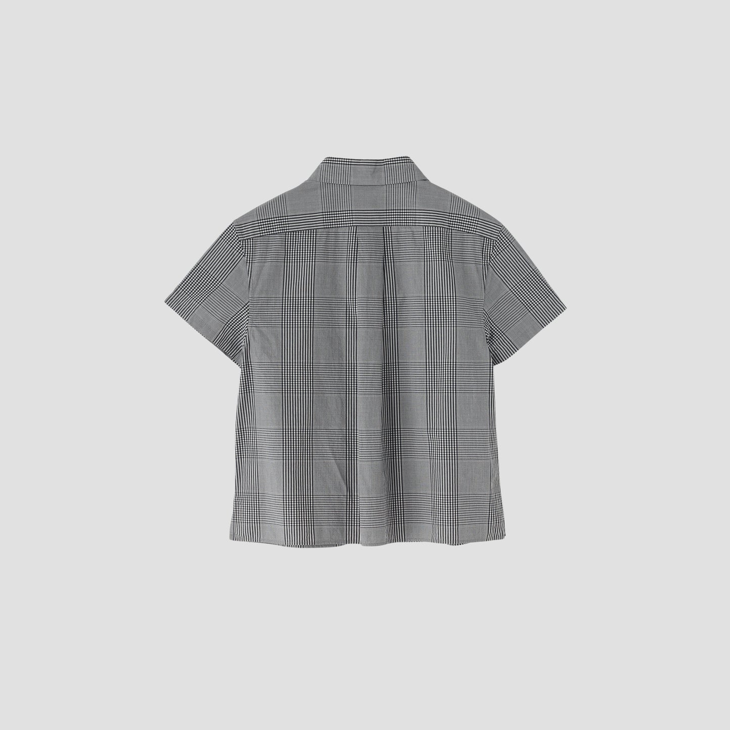 GINGHAM OVERCHECK COTTON SHIRT