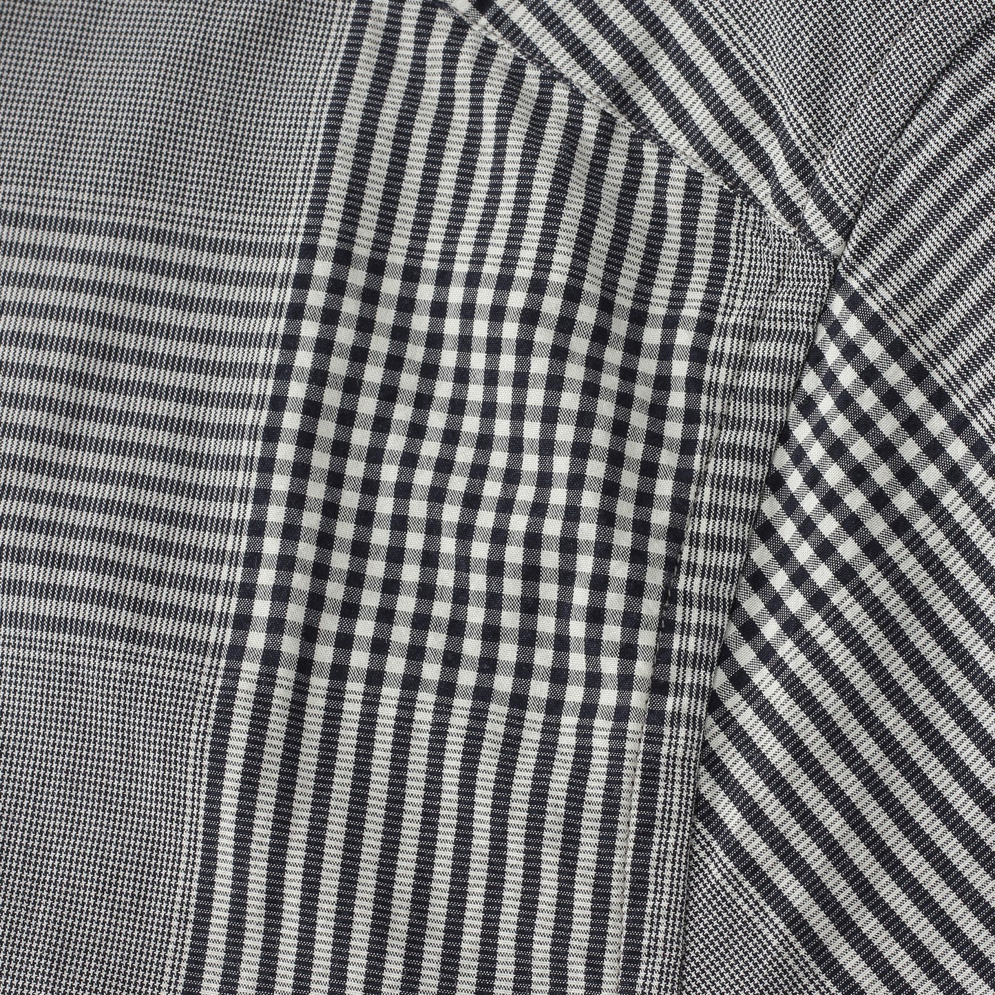 GINGHAM OVERCHECK COTTON SHIRT