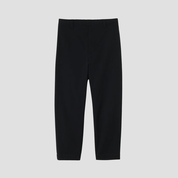 WOOL COTTON TWILL TROUSERS