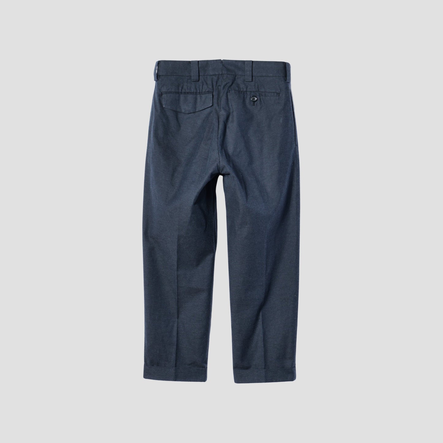 HIGHDENCE SOFT COTTON TWILL TROUSERS