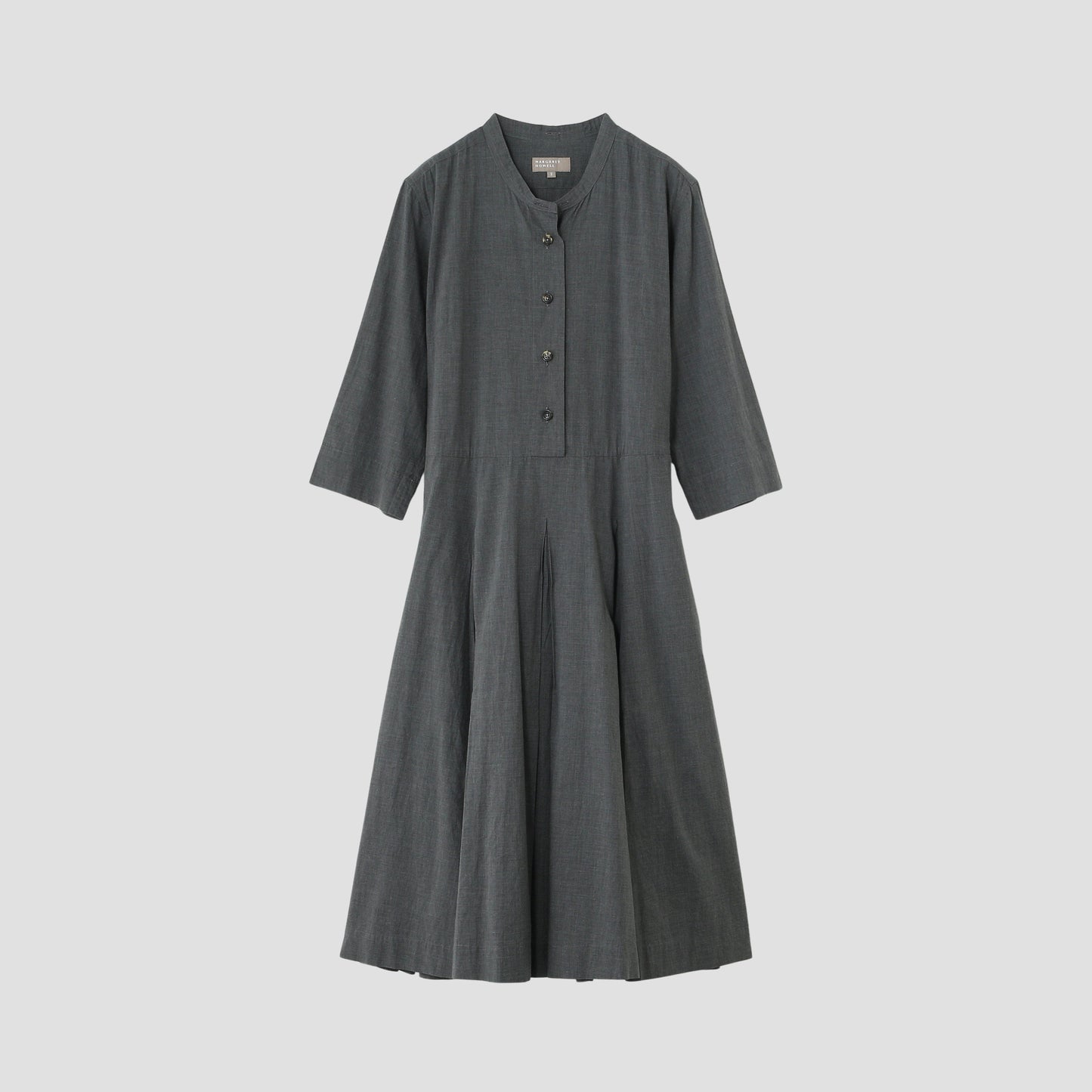 FINE COTTON CHAMBRAY DRESS