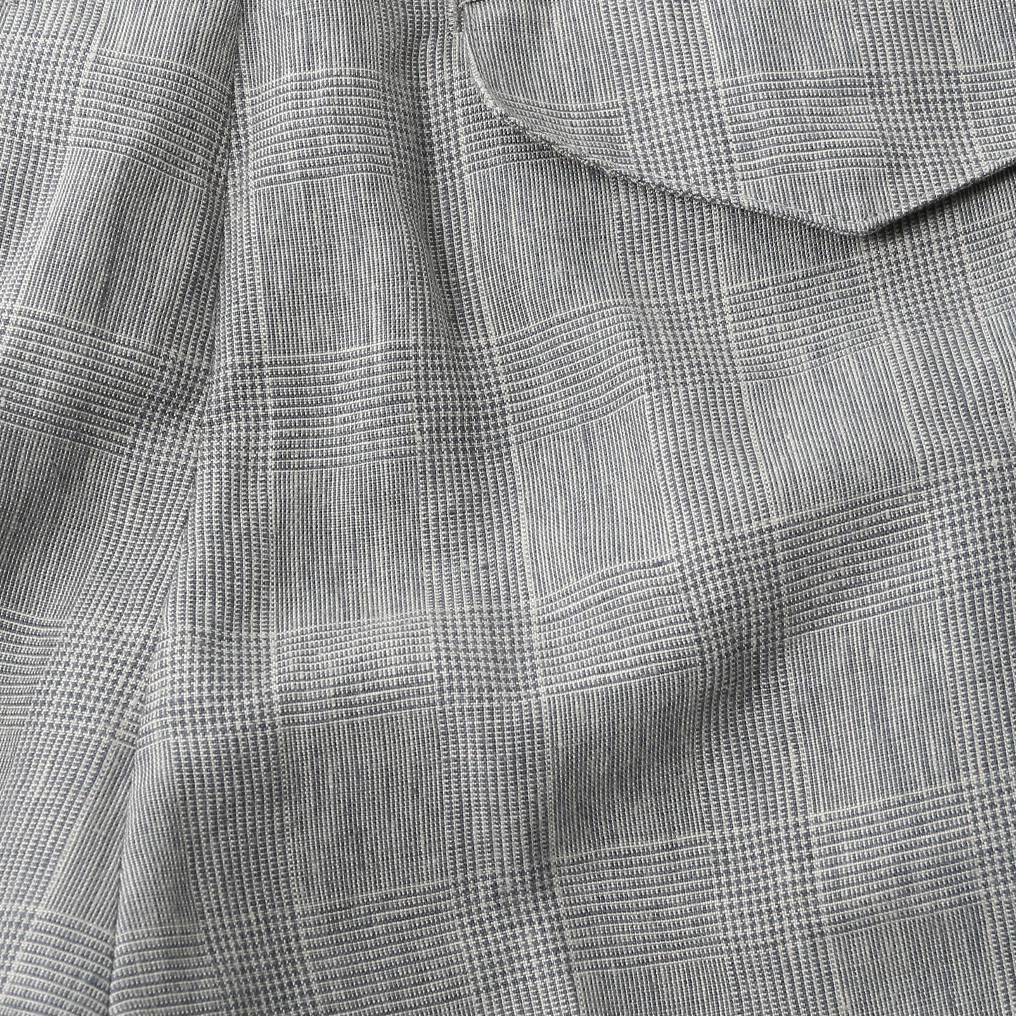 PRINCE OF WALES LINEN TROUSERS