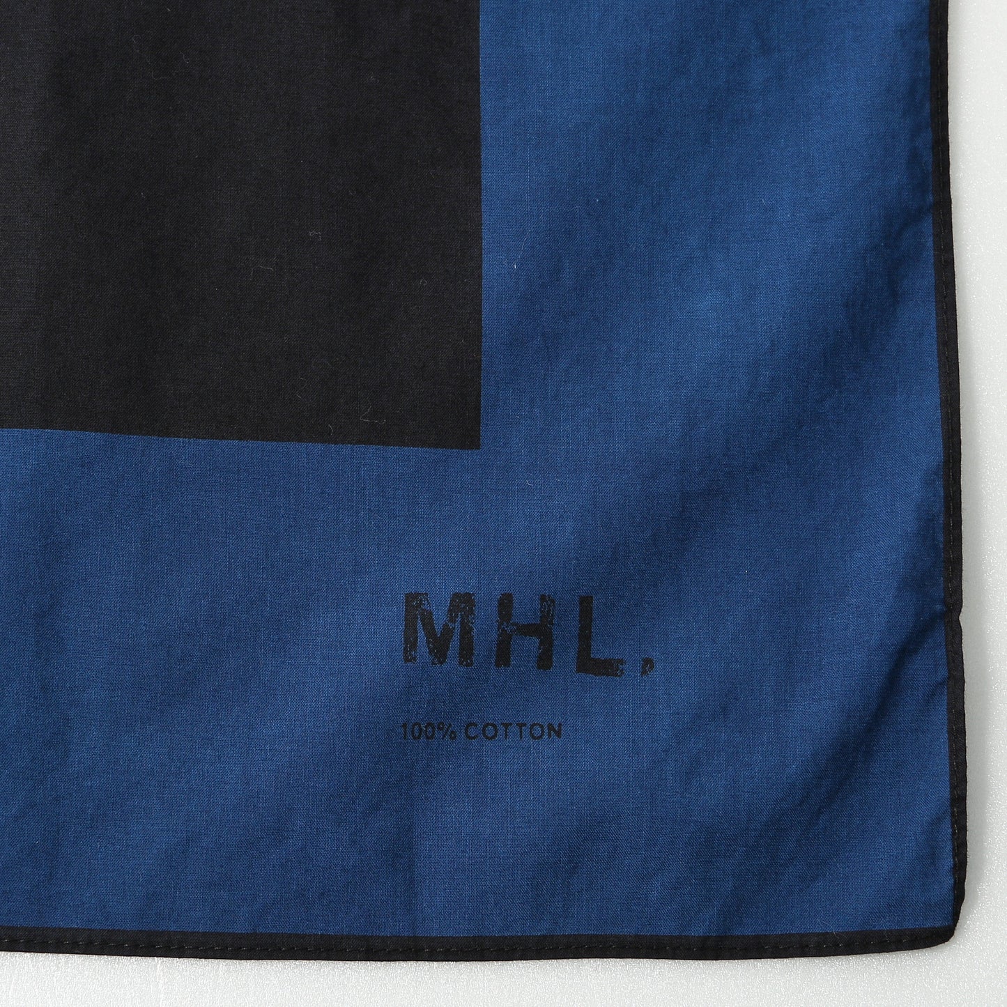 NATURAL INDIGO SCARF