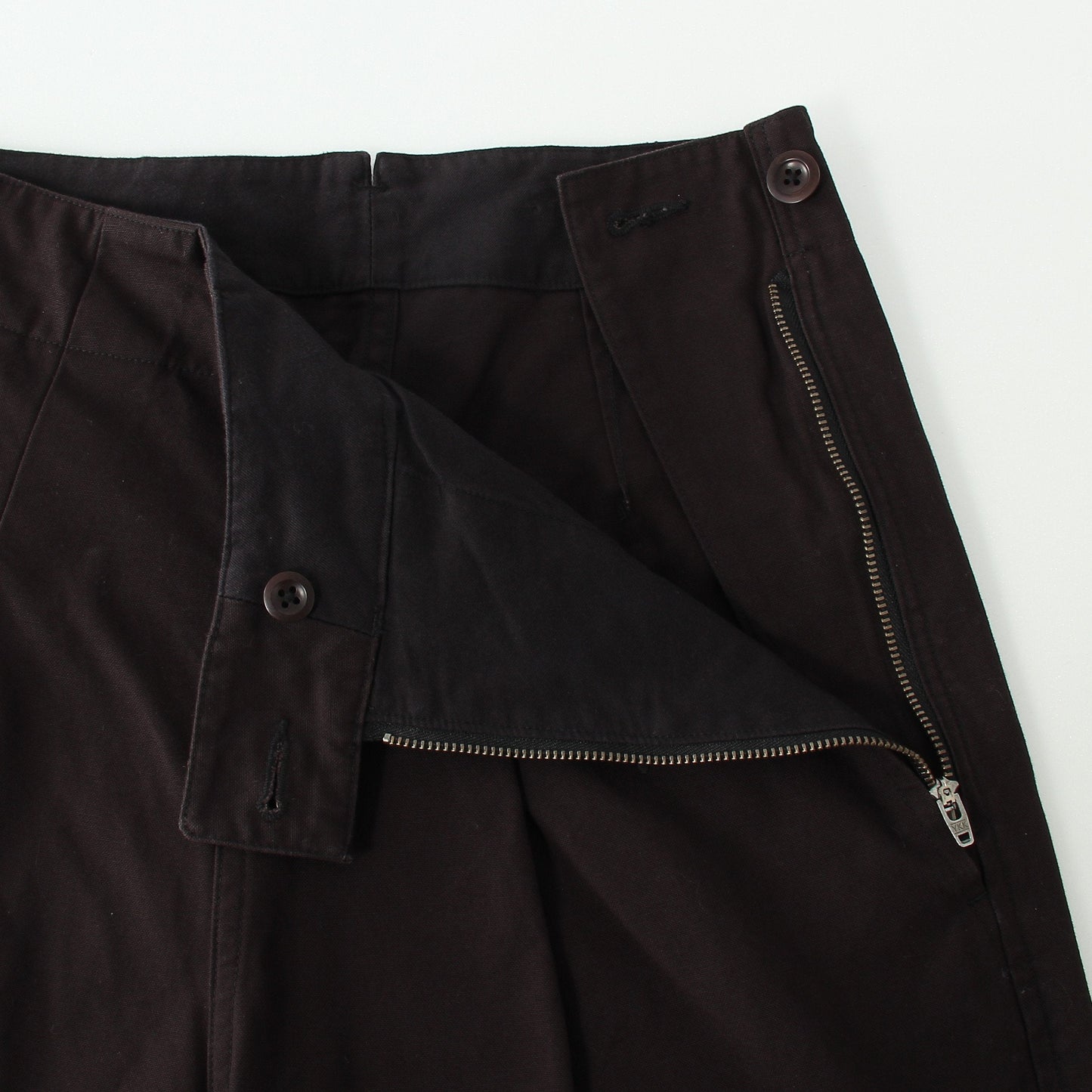 DRY NATURAL COTTON CANVAS TROUSERS