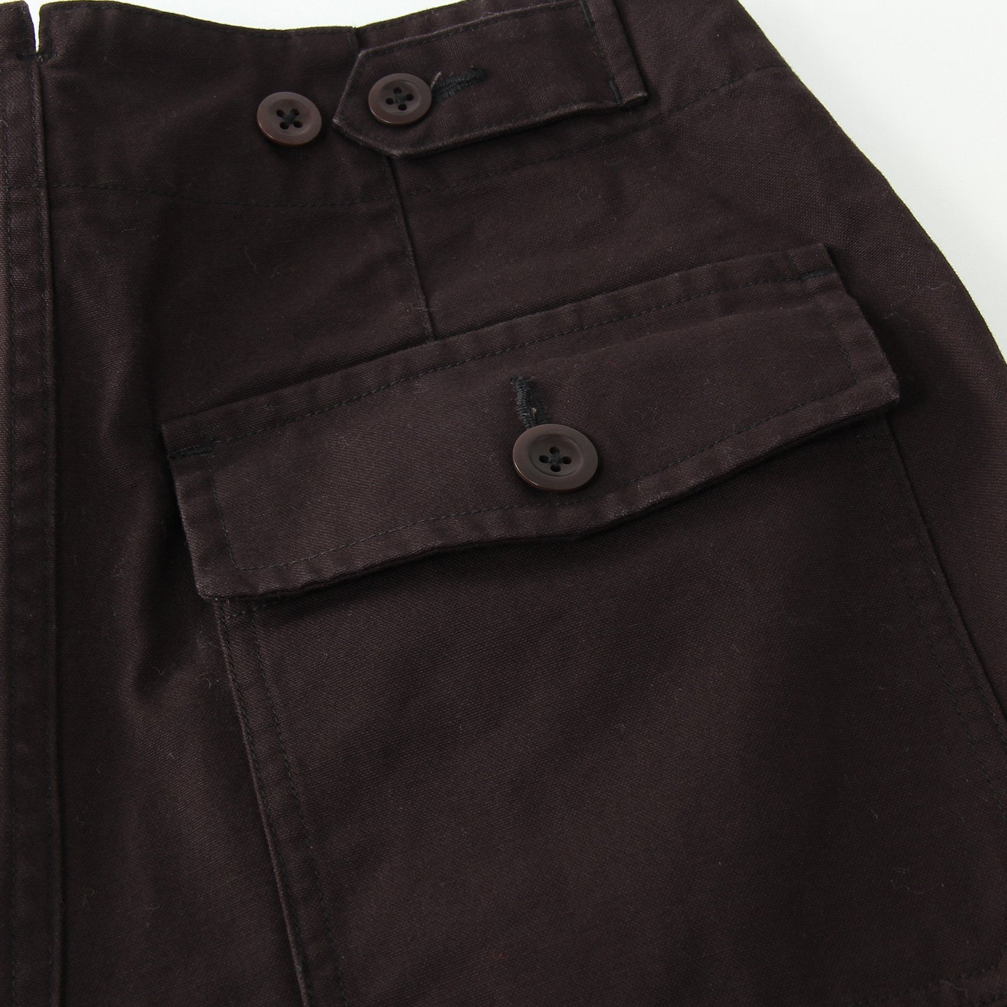 DRY NATURAL COTTON CANVAS TROUSERS