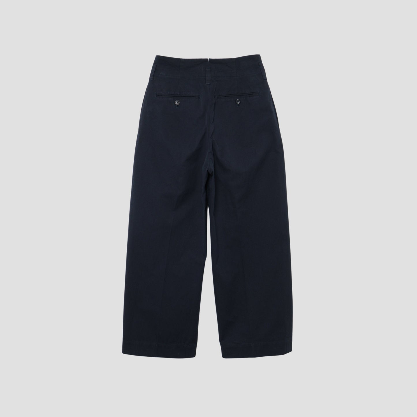 COTTON GABARDINE TROUSERS