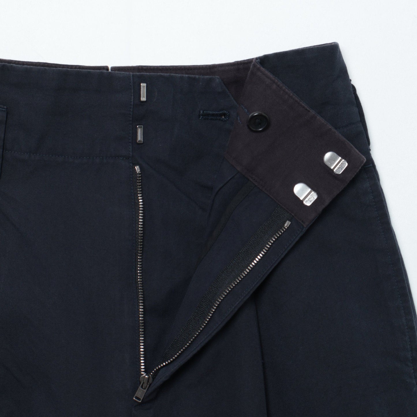COTTON GABARDINE TROUSERS