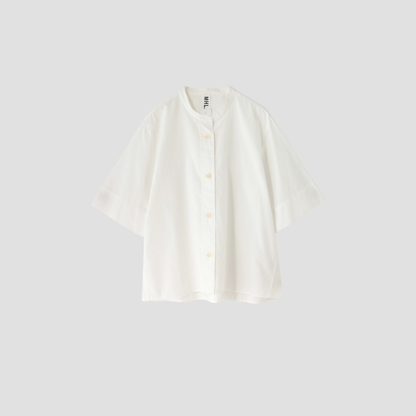 COTTON RAMIE POPLIN SHIRT
