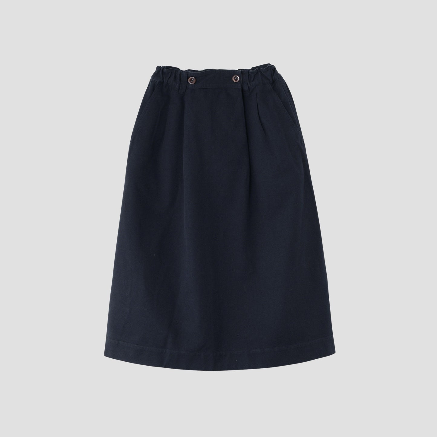 SOFT TWISTED YARN COTTON SKIRT