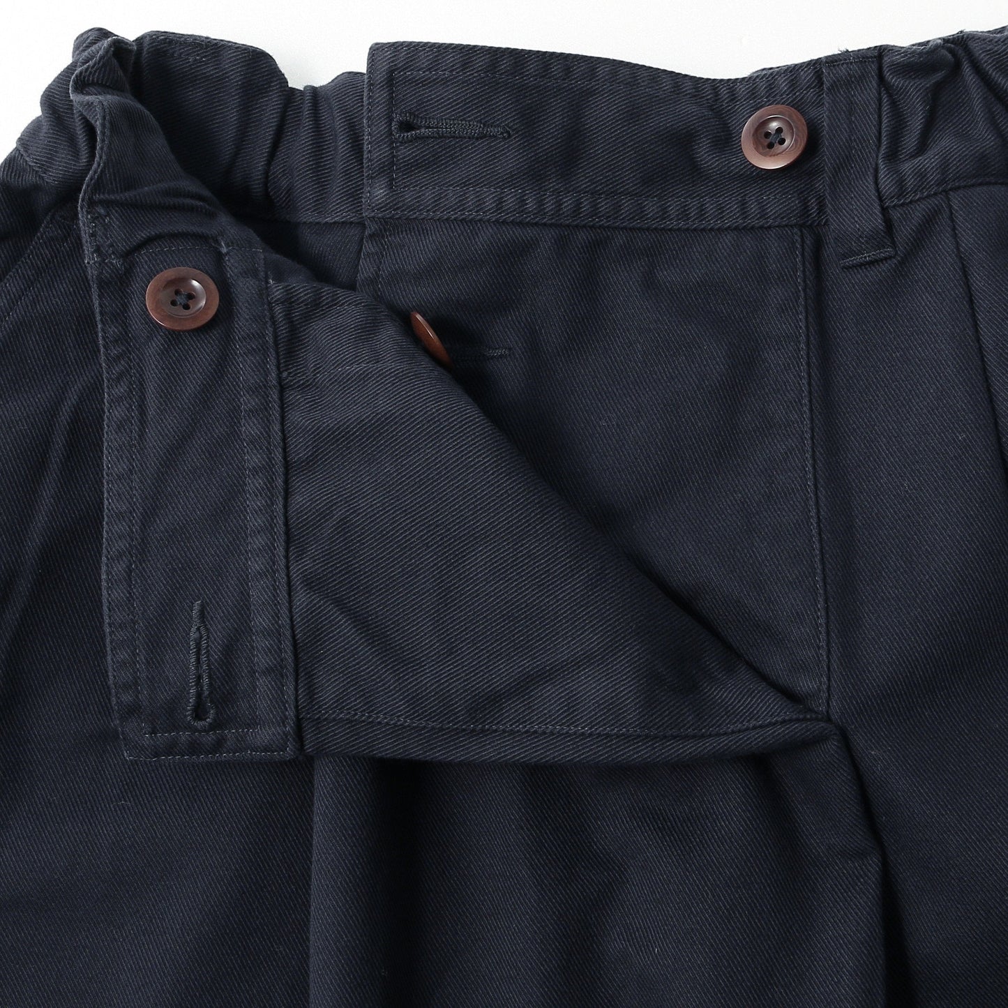 SOFT TWISTED YARN COTTON SKIRT