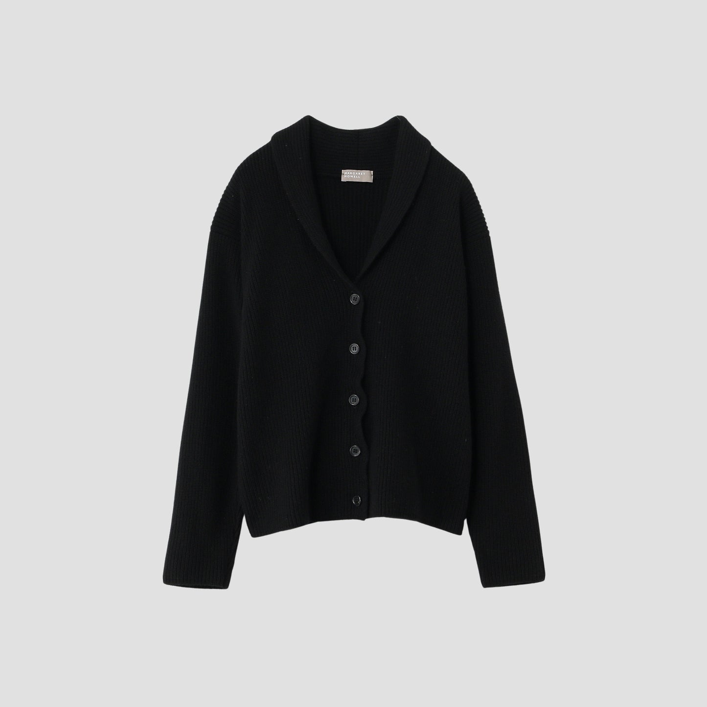 ENGLISH RIB CARDIGAN KNIT