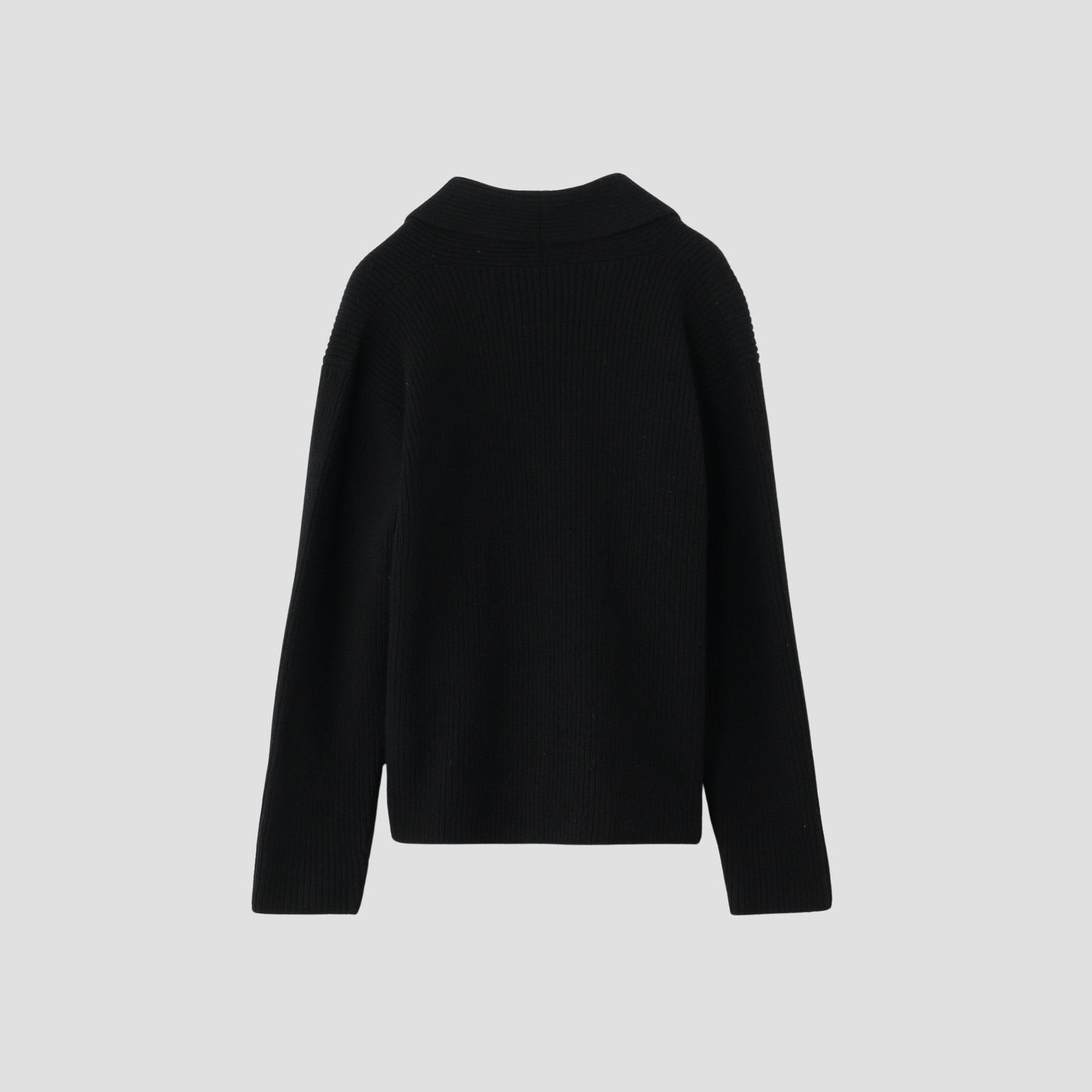 ENGLISH RIB CARDIGAN KNIT