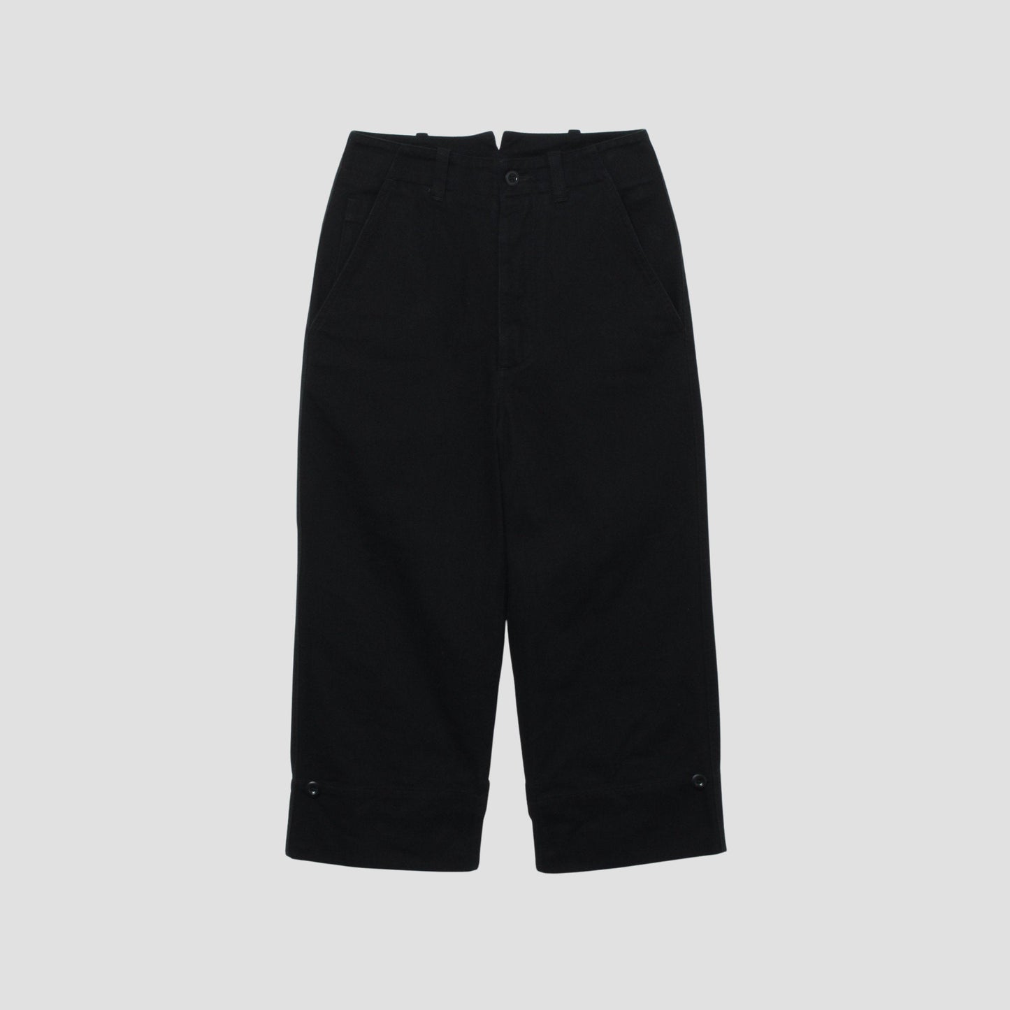 SOFT COTTON TWILL TROUSERS