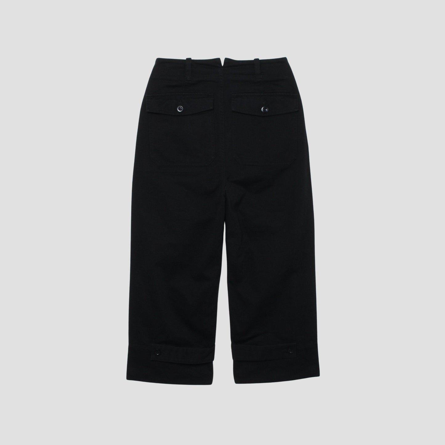 SOFT COTTON TWILL TROUSERS