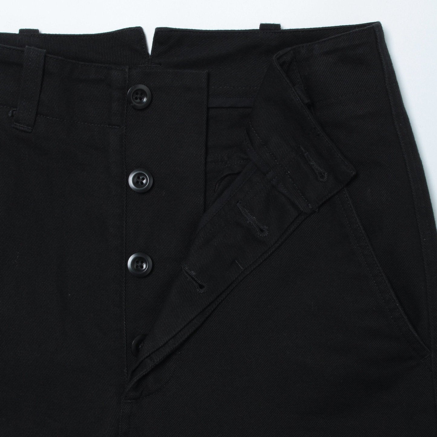 SOFT COTTON TWILL TROUSERS