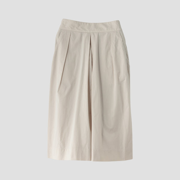 WASHED COTTON POPLIN TROUSERS