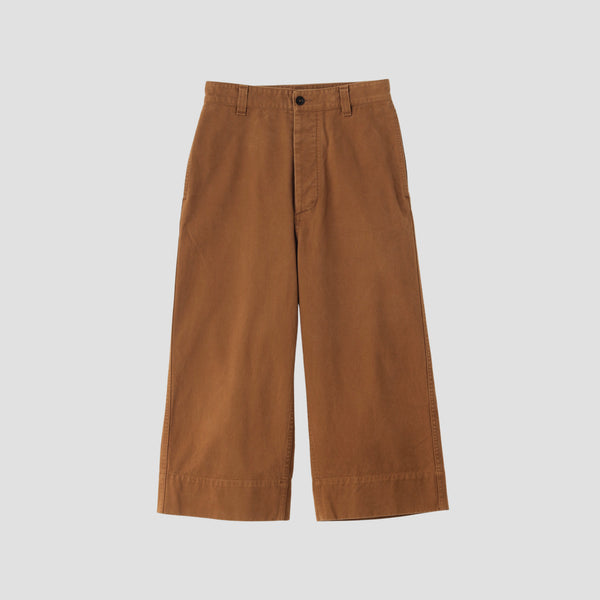 WASHED COTTON DRILL TROUSERS