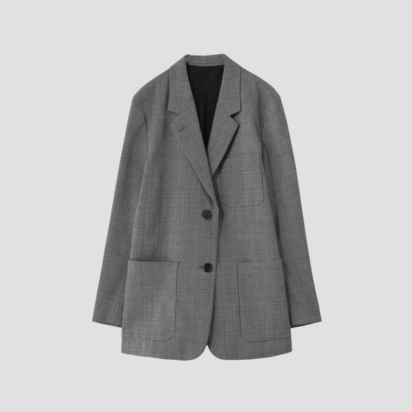 POW CHECK WOOL JACKET