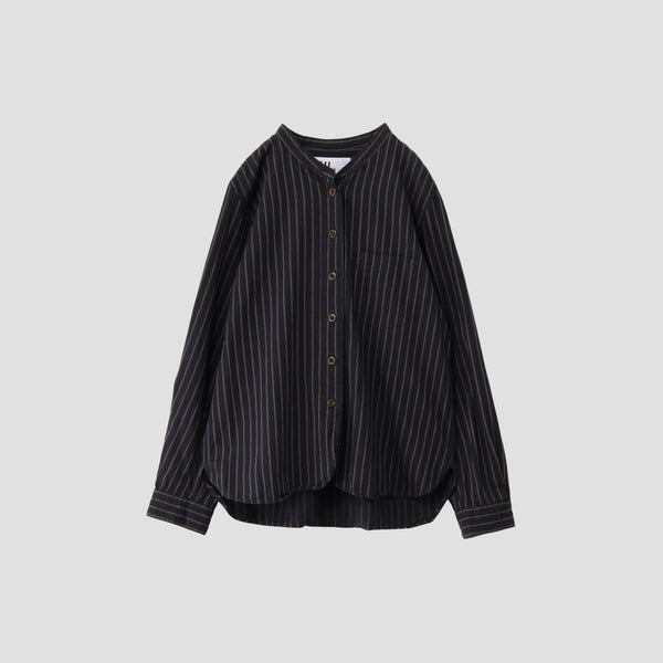 COTTON WOOL STRIPE SHIRT