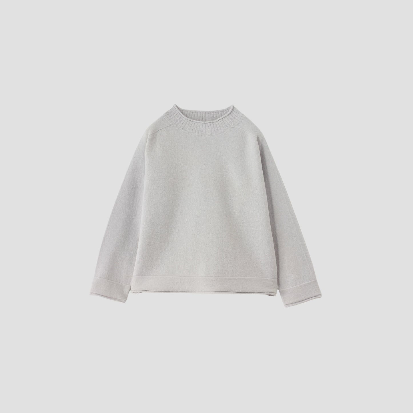 FELTED ROUGH WOOL KNIT