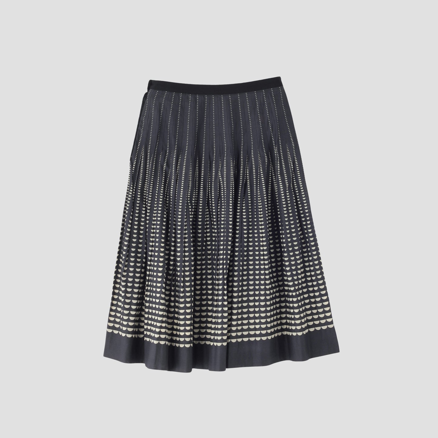 HALF MOON COTTON SKIRT