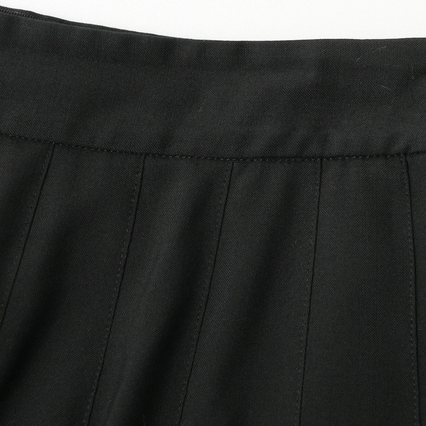 FINE WOOL POPLIN SKIRT