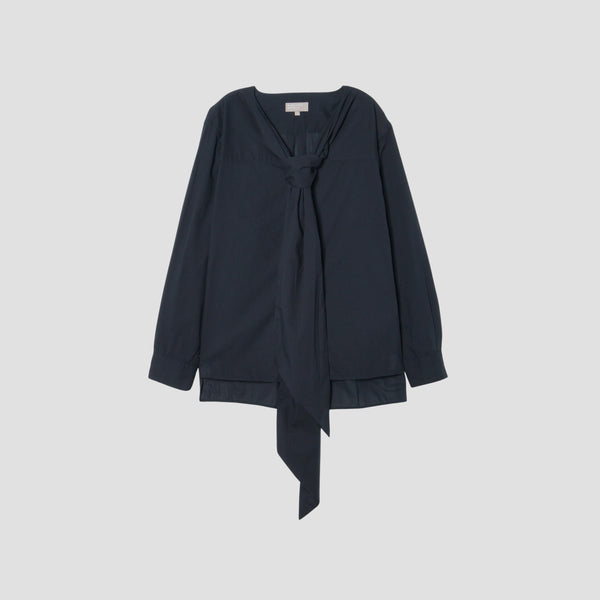 PIECE DYED WASHED COTTON SHIRT