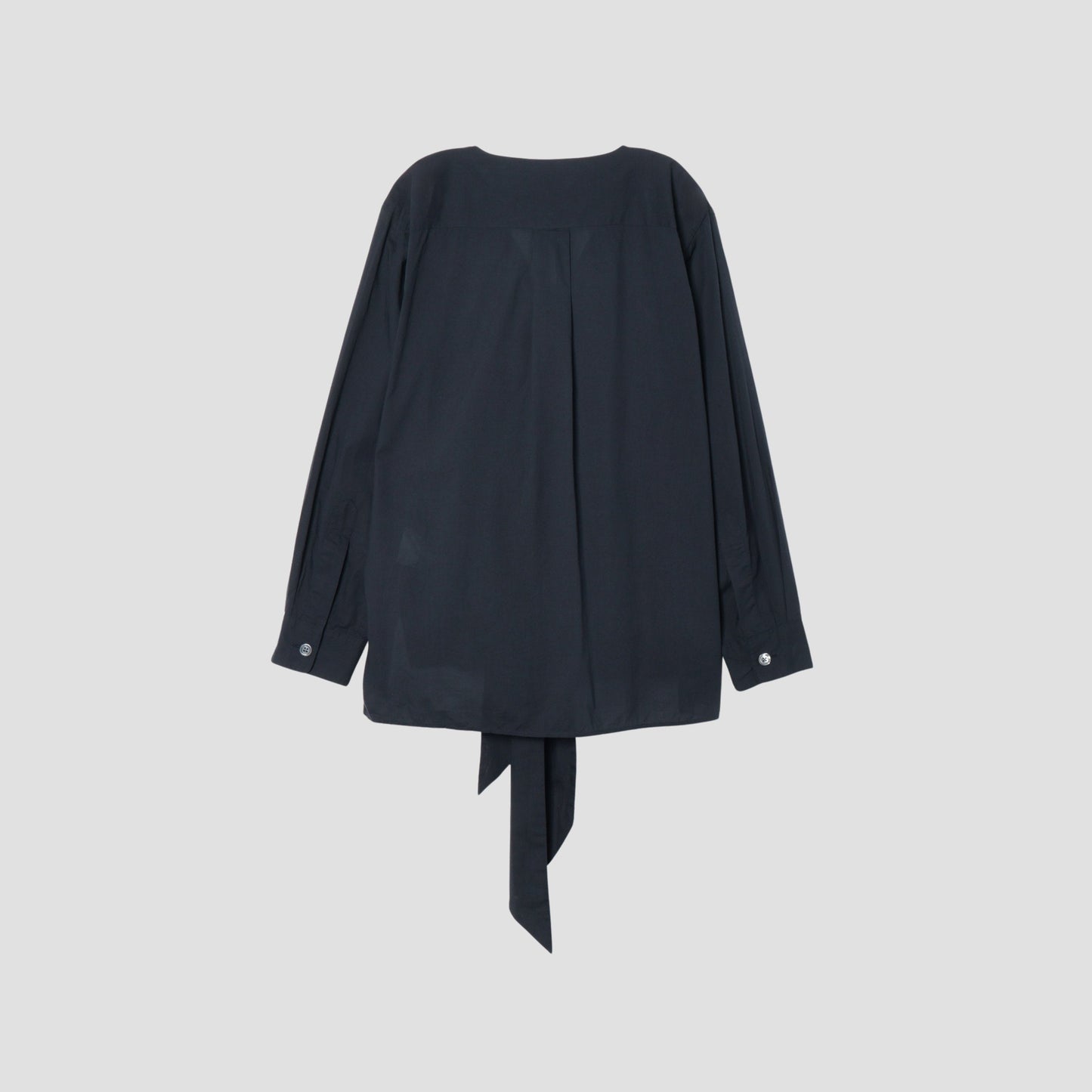 PIECE DYED WASHED COTTON SHIRT