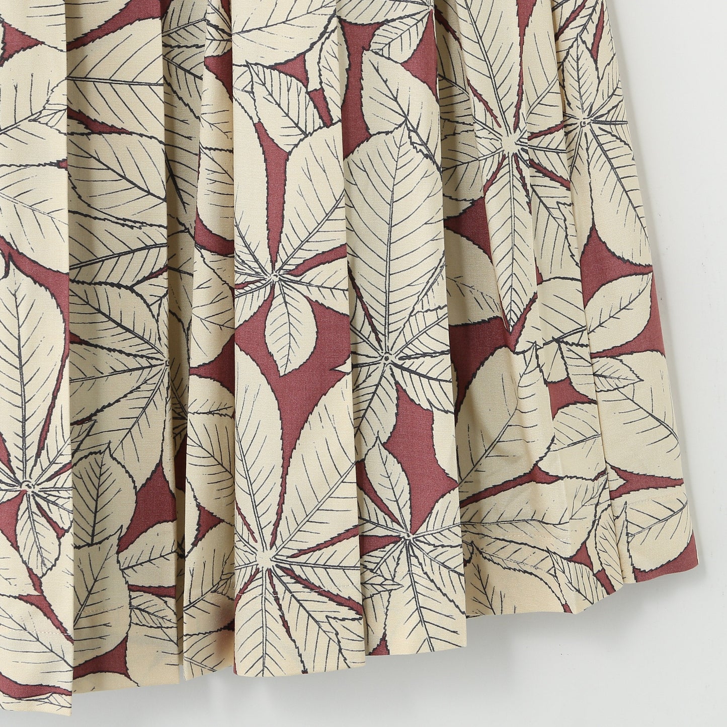 HORSE CHESTNUT SILK SKIRT