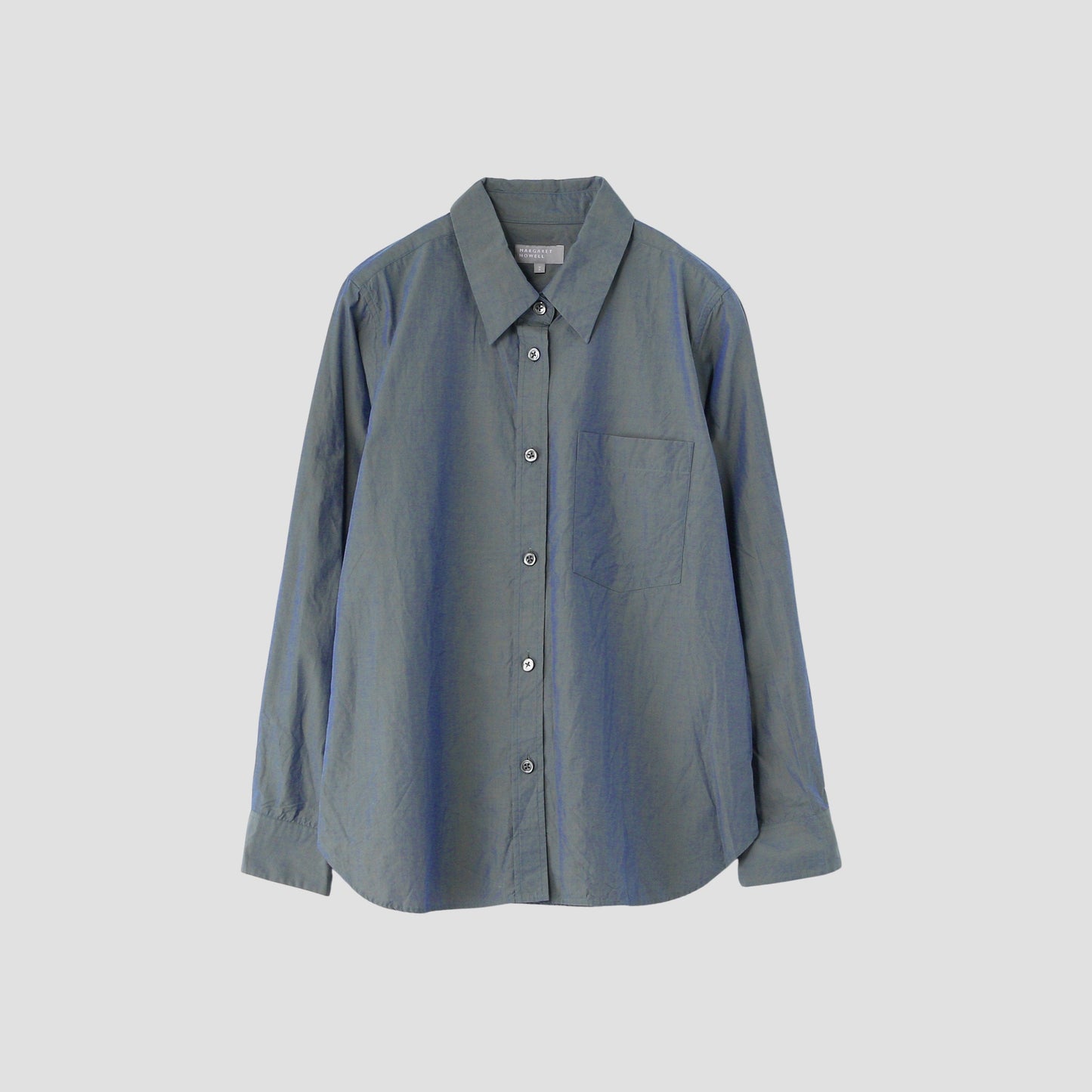 CHAMBRAY COTTON POPLIN SHIRT