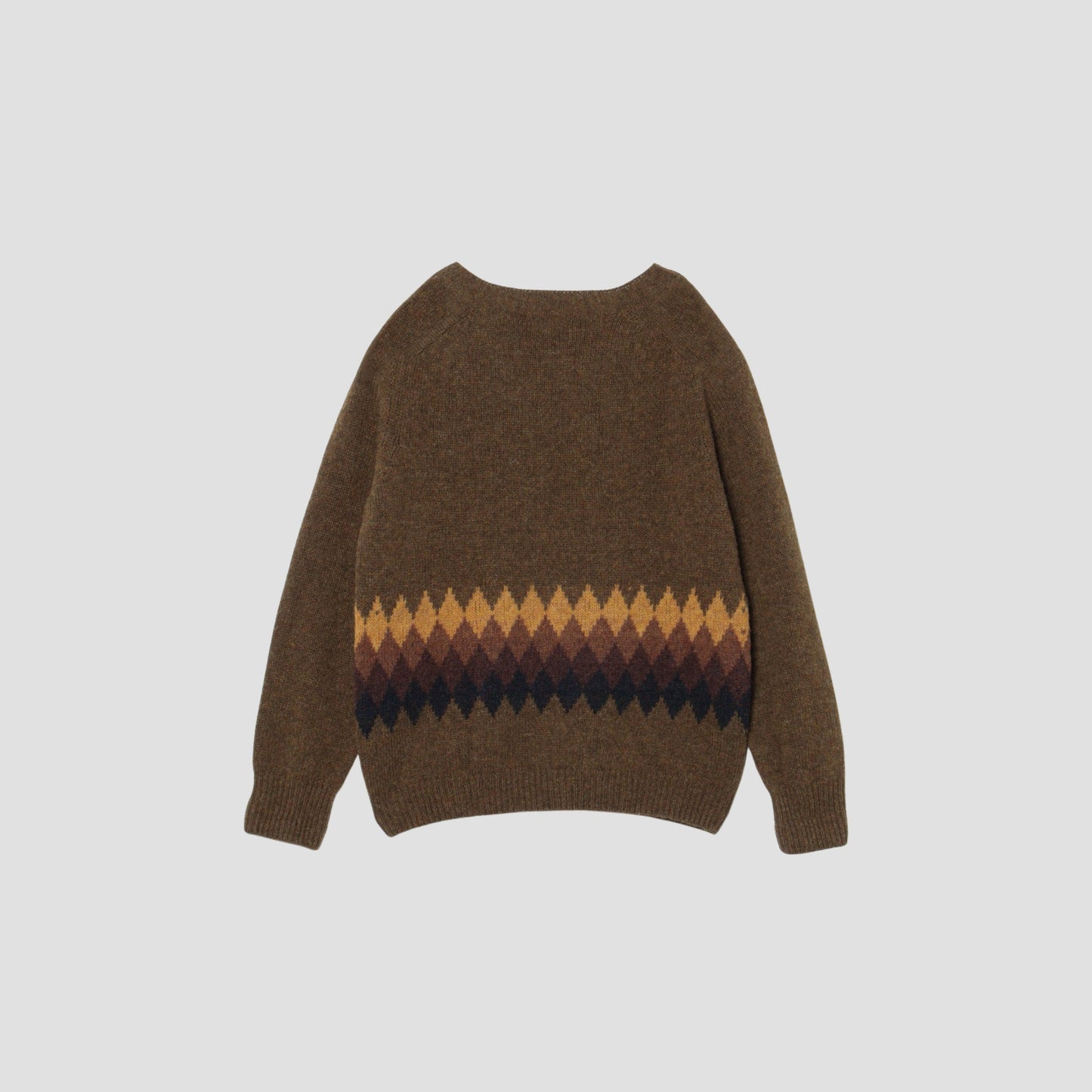 BANDED FAIRISLE KNIT