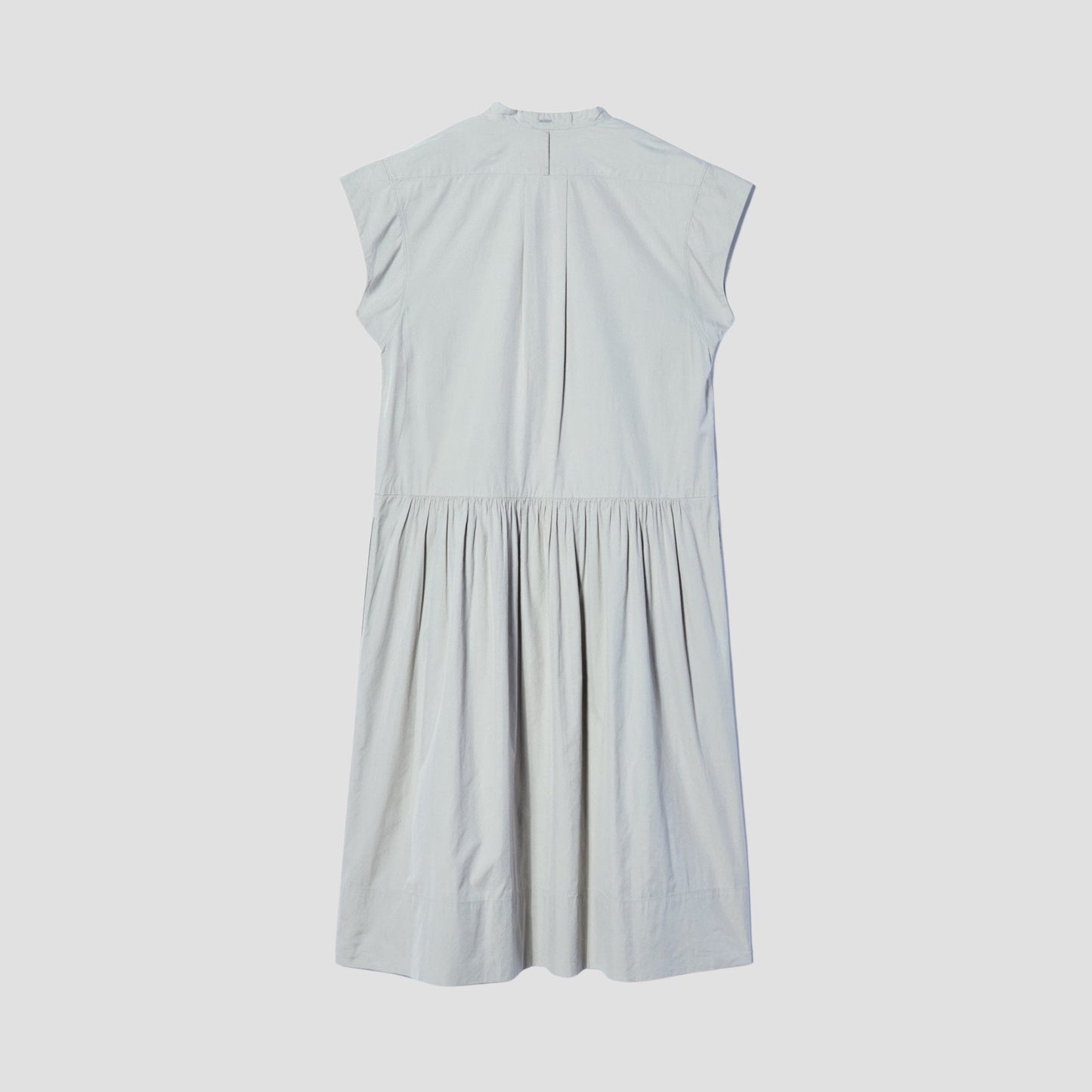 COTTON SILK POPLIN DRESS
