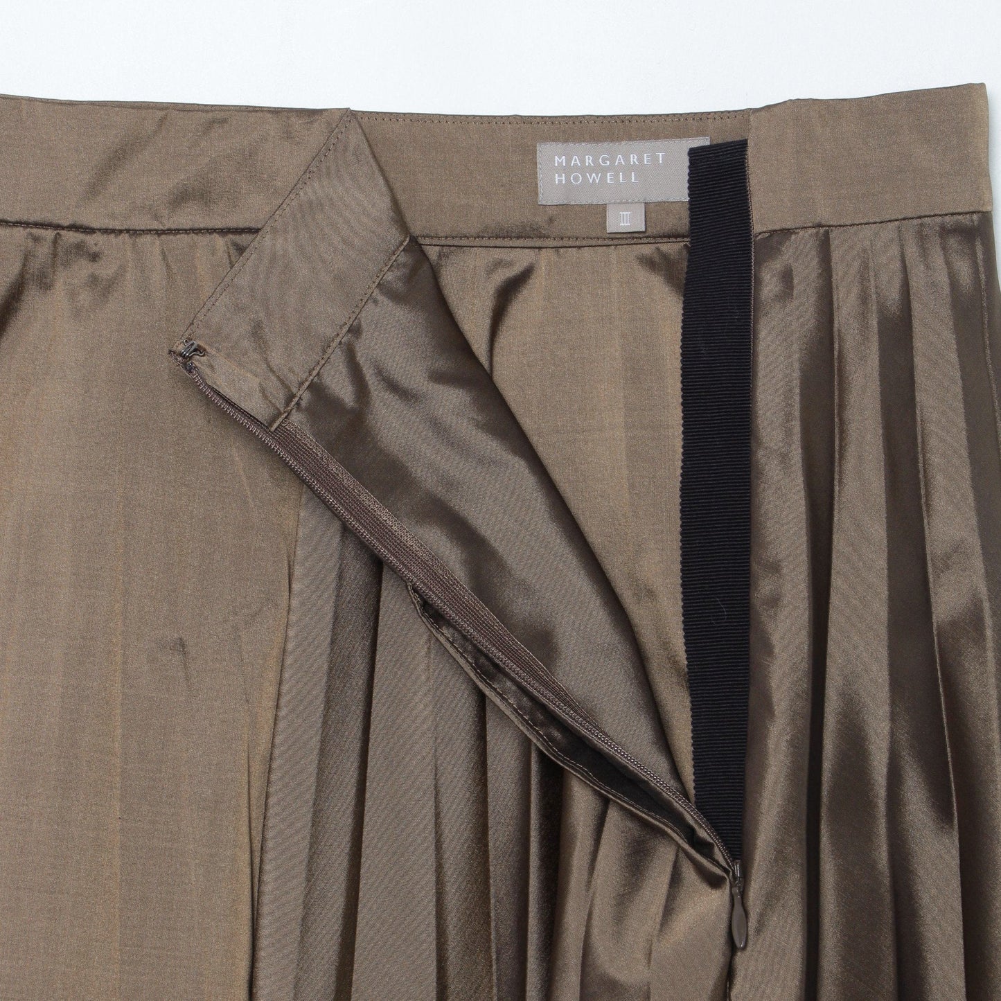 SILK POLYESTER SKIRT