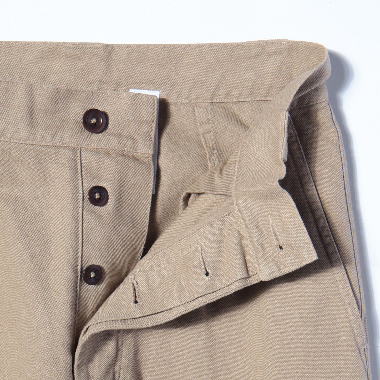 SOFT TWISTED YARN COTTON TROUSERS