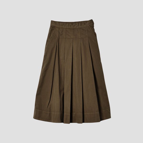 SUPERFINE COTTON TWILL SKIRT