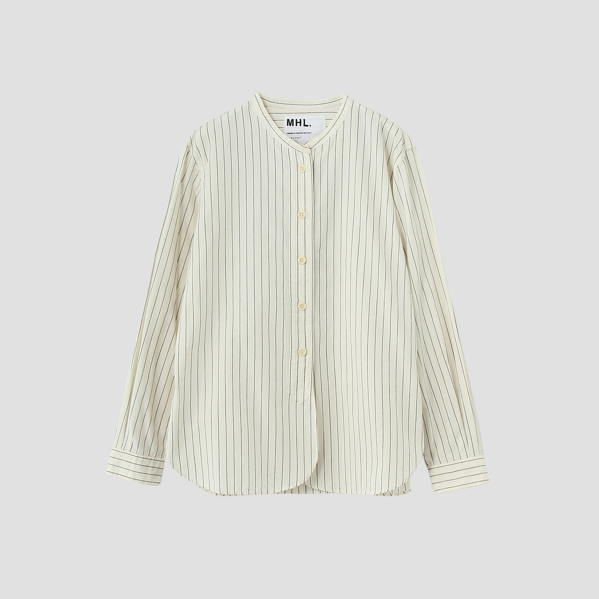 WIDE COTTON STRIPE SHIRT