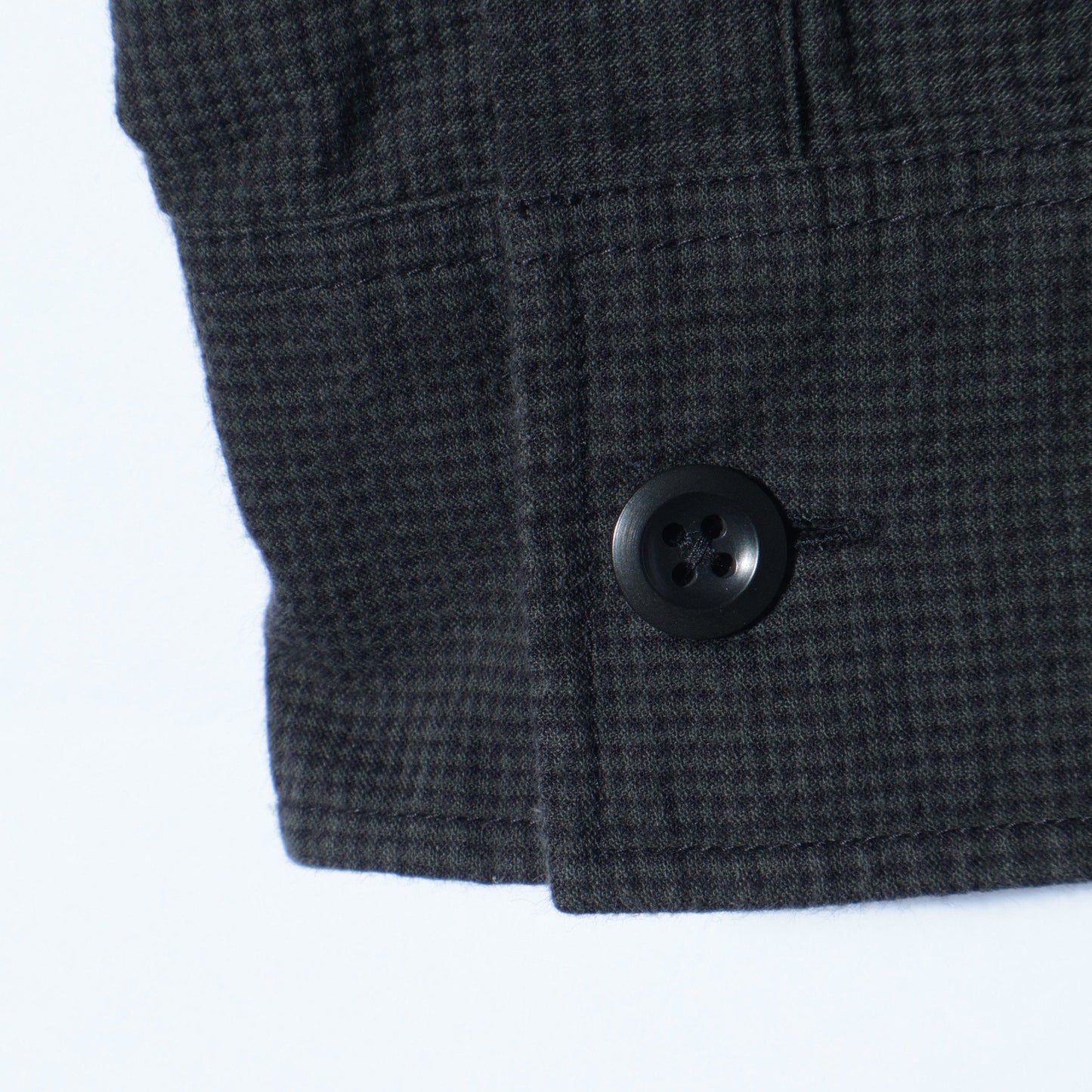 UNEVEN CHECK COTTON SHIRT