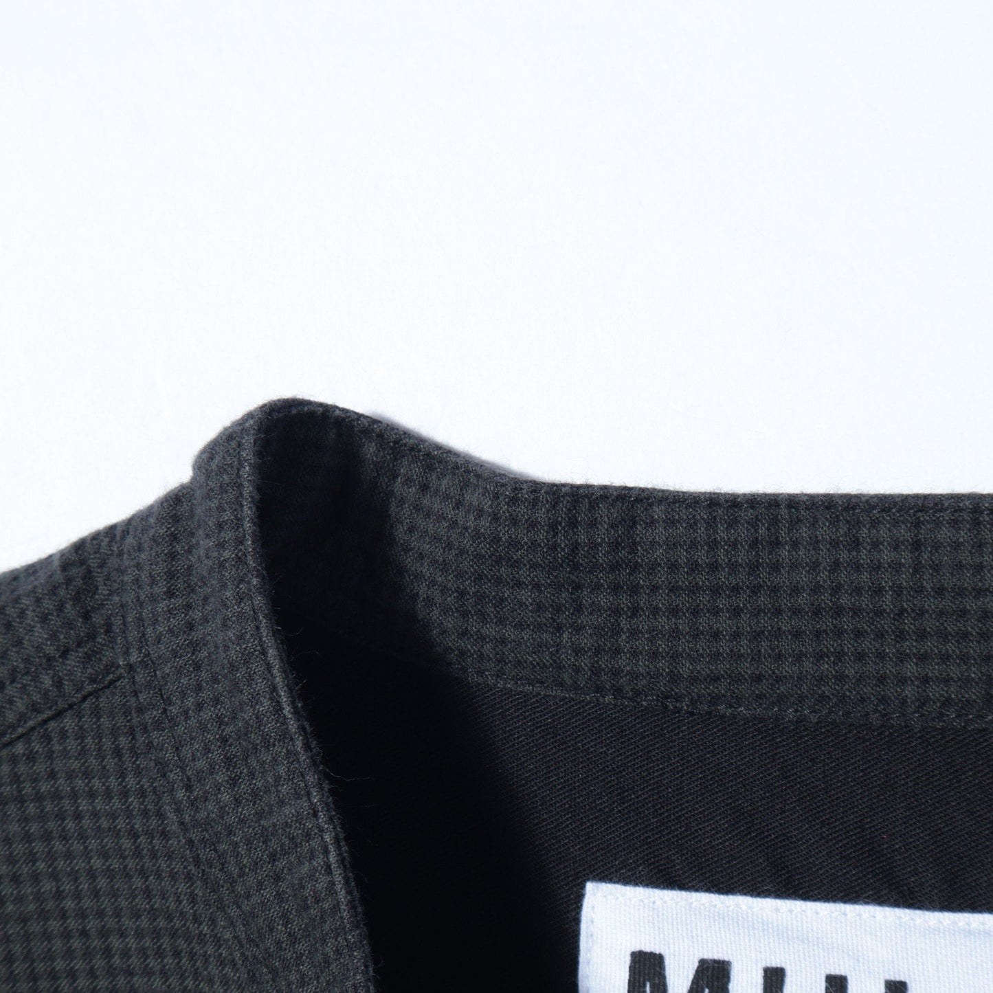 UNEVEN CHECK COTTON SHIRT
