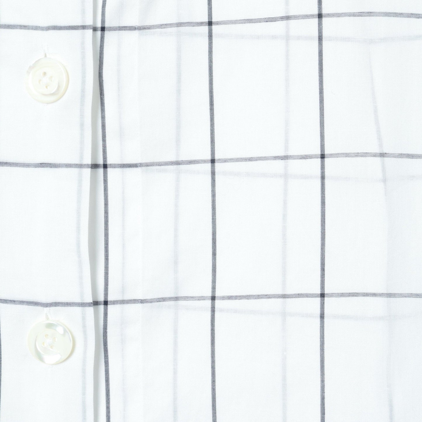 WINDOWPANE CHECK COTTON LINEN SHIRT