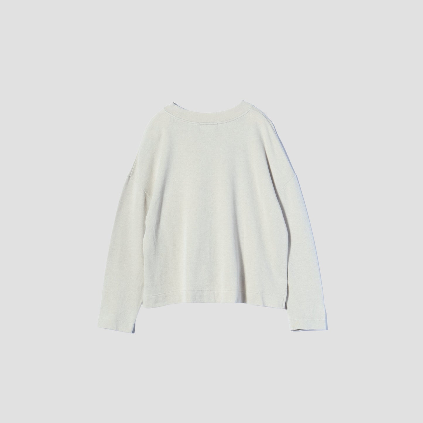 COTTON WOOL JERSEY TOP