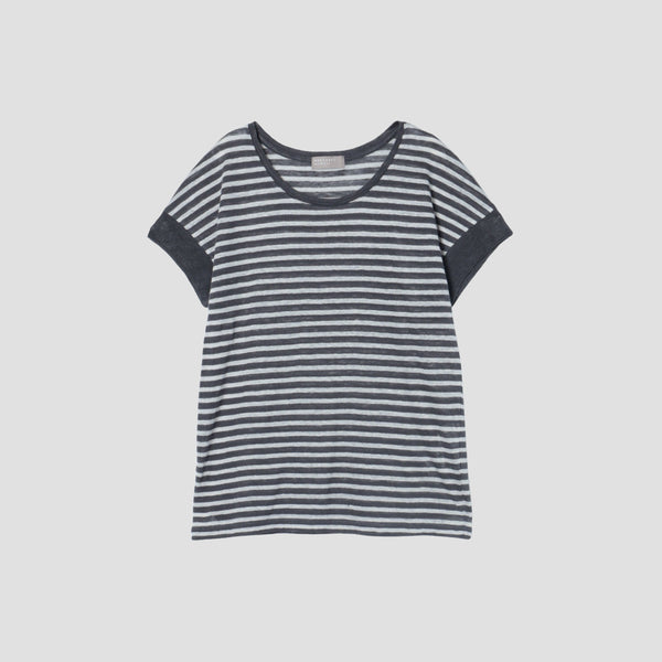 LINEN STRIPE JERSEY