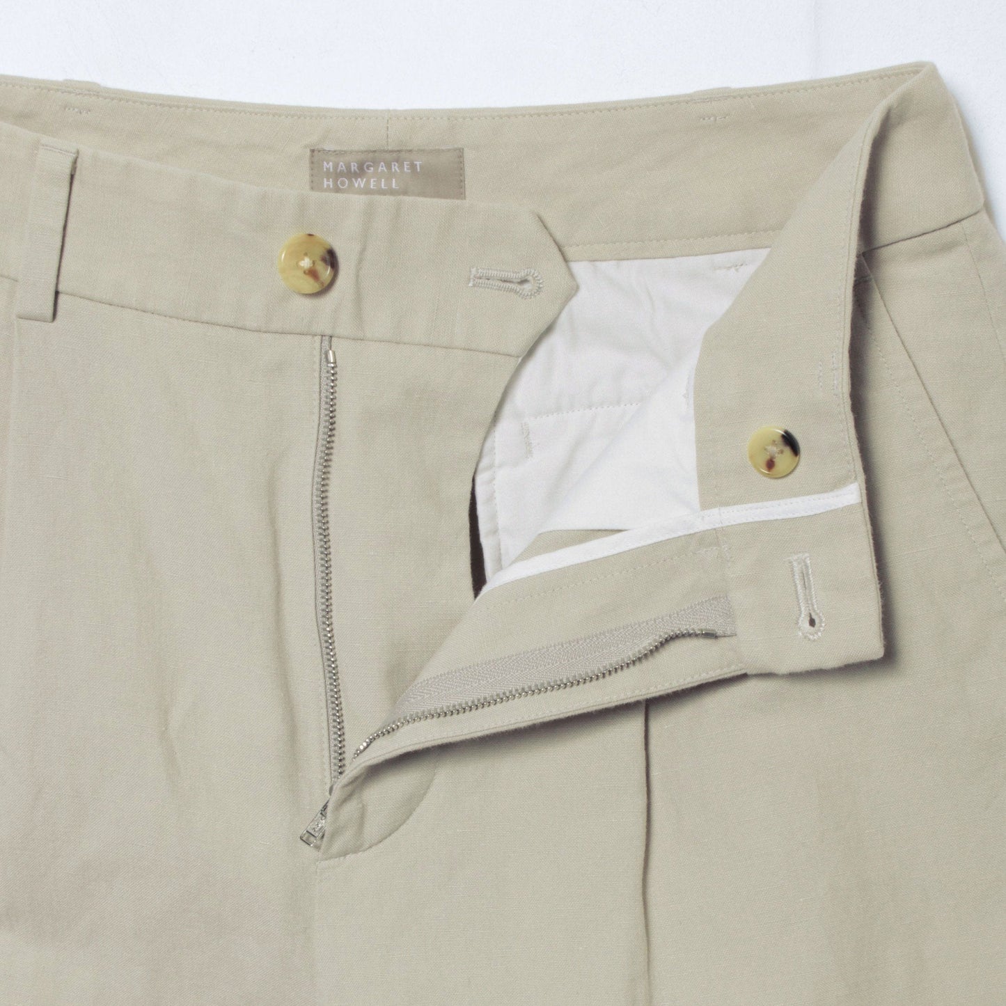 COTTON LINEN TROUSERS