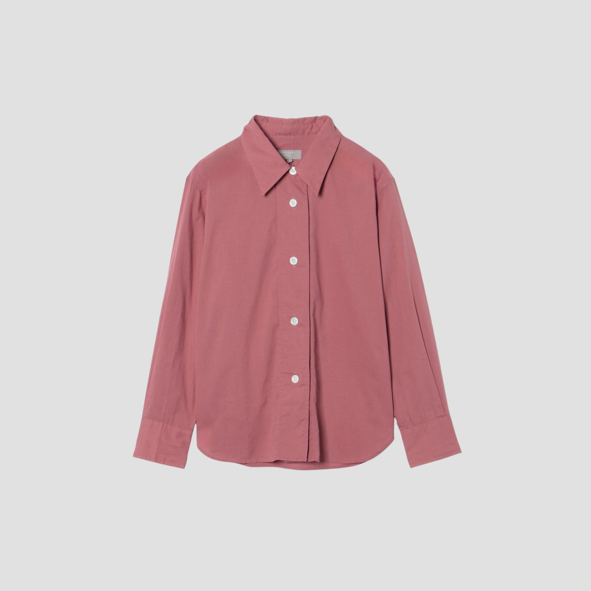 PIECE DYED WASHED COTTON SHIRT