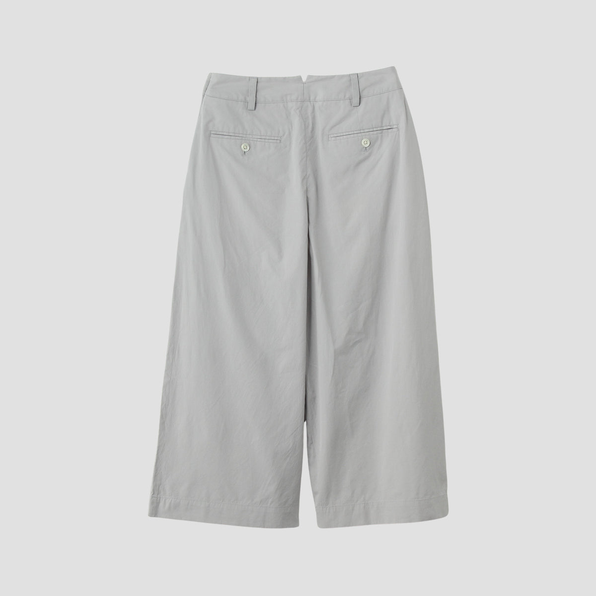COTTON SILK POPLIN TROUSERS