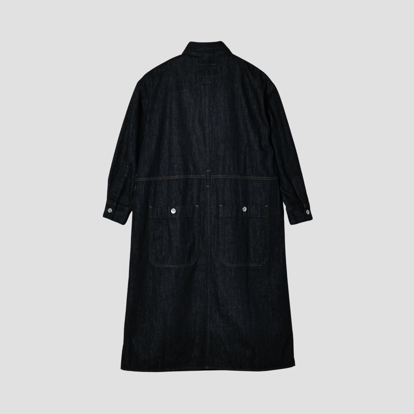 CANTON LIGHT DENIM BLACK DRESS