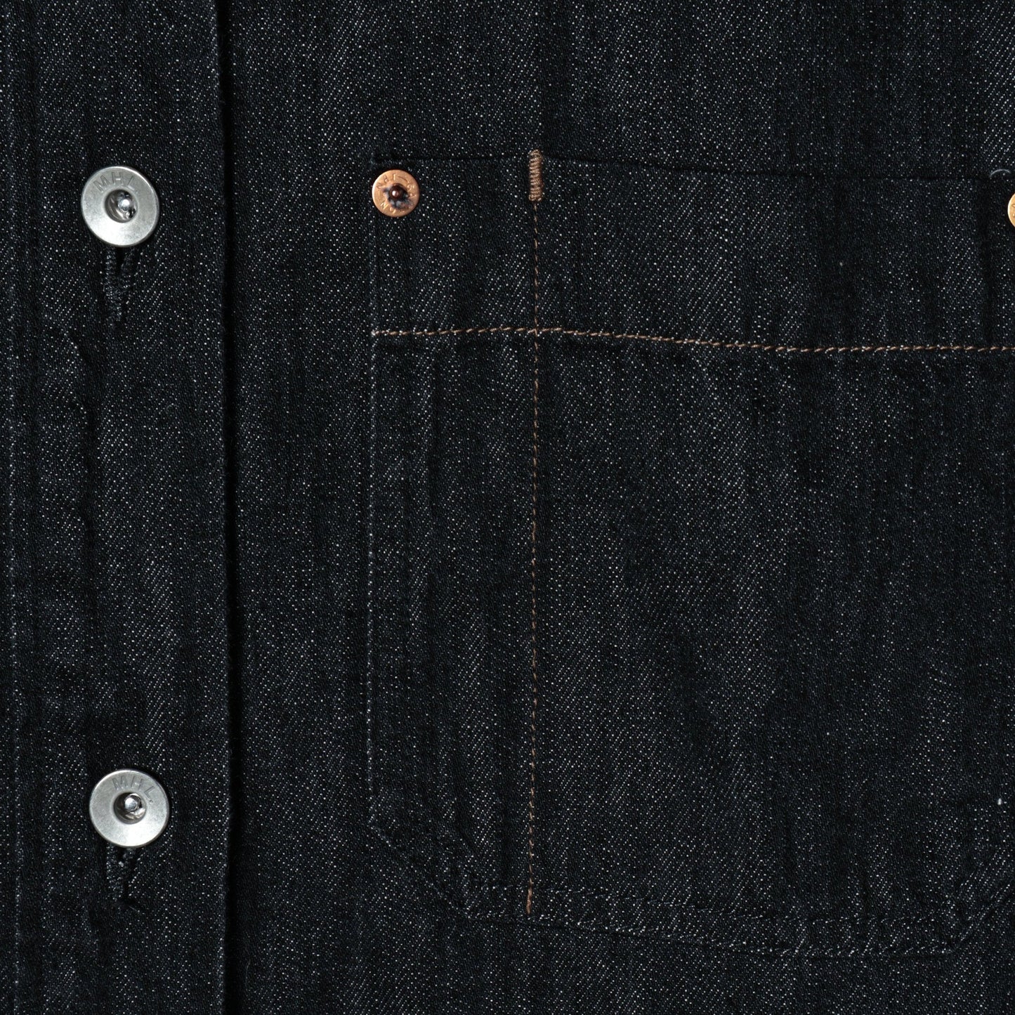 CANTON LIGHT DENIM BLACK DRESS